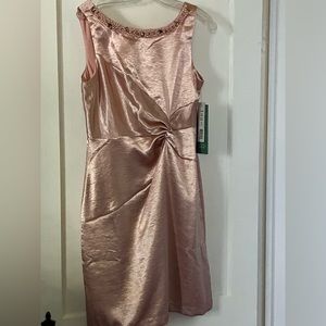 NWT blush cocktail dress 8